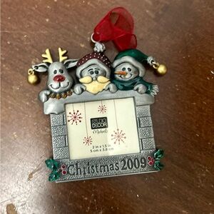 Studio Decor Festive Friends Ornament - Silver, Red, Green